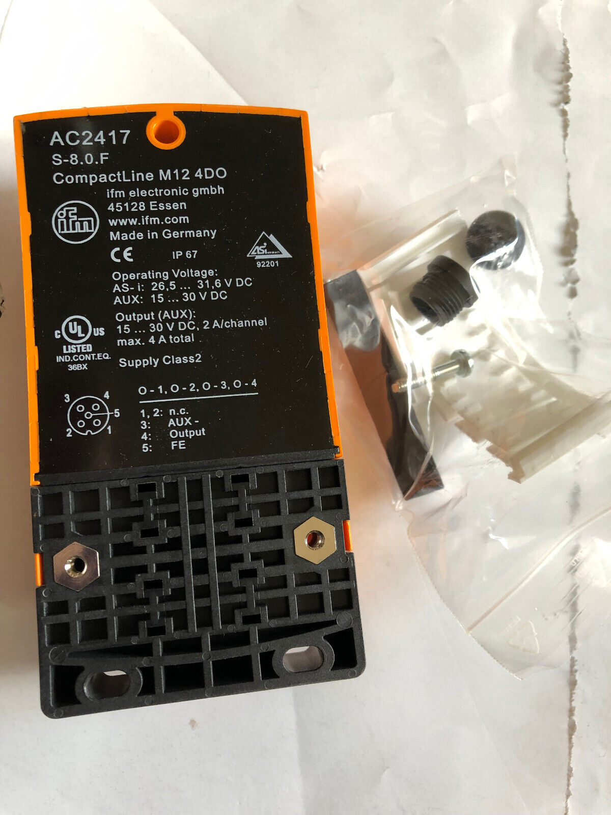 New Ifm Ac2417 Active Compactline Module,Aa