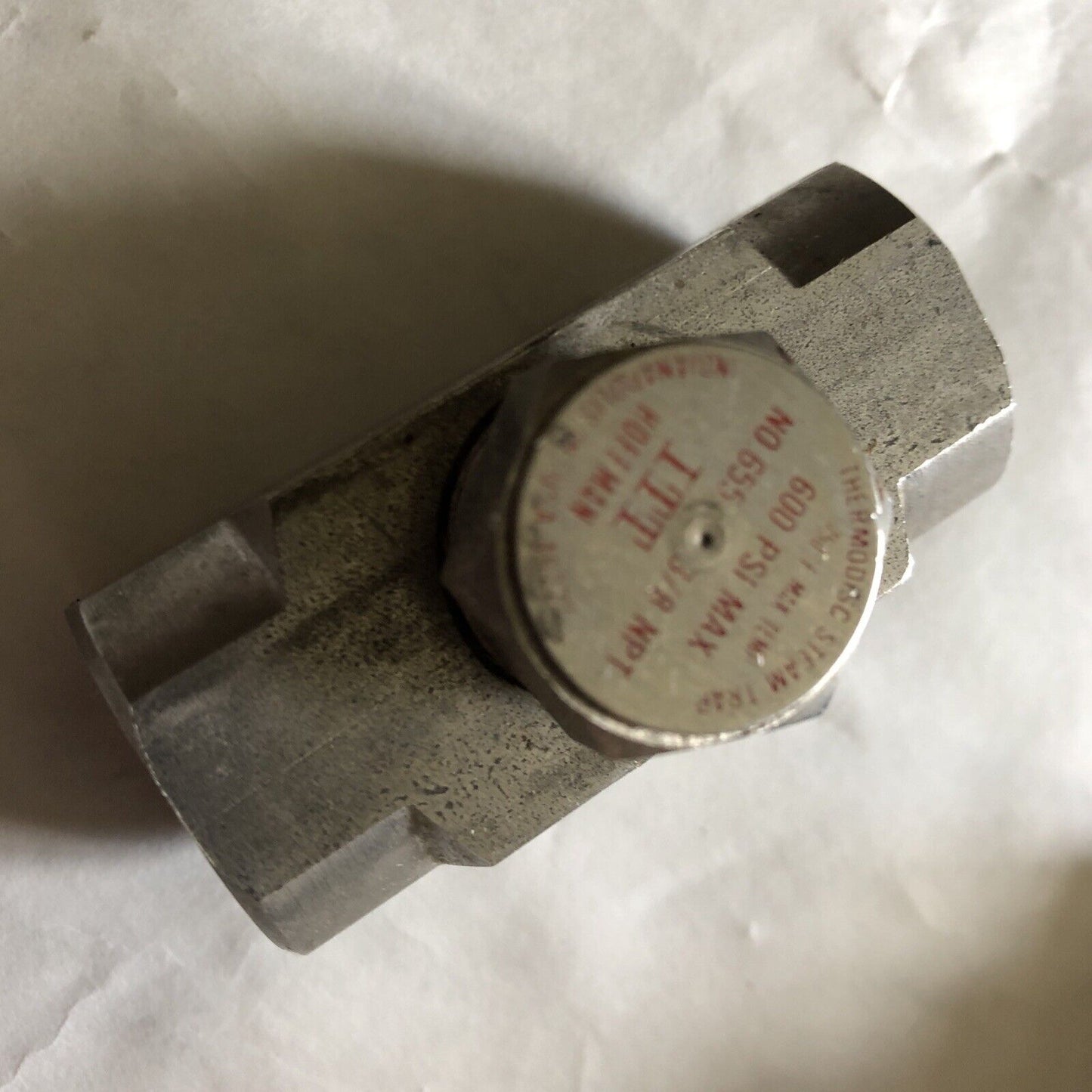 New 3/8” Itt Hoffman No 655 Steam Trap Thermodisc Trap 655 600Psi,Bu,Bp