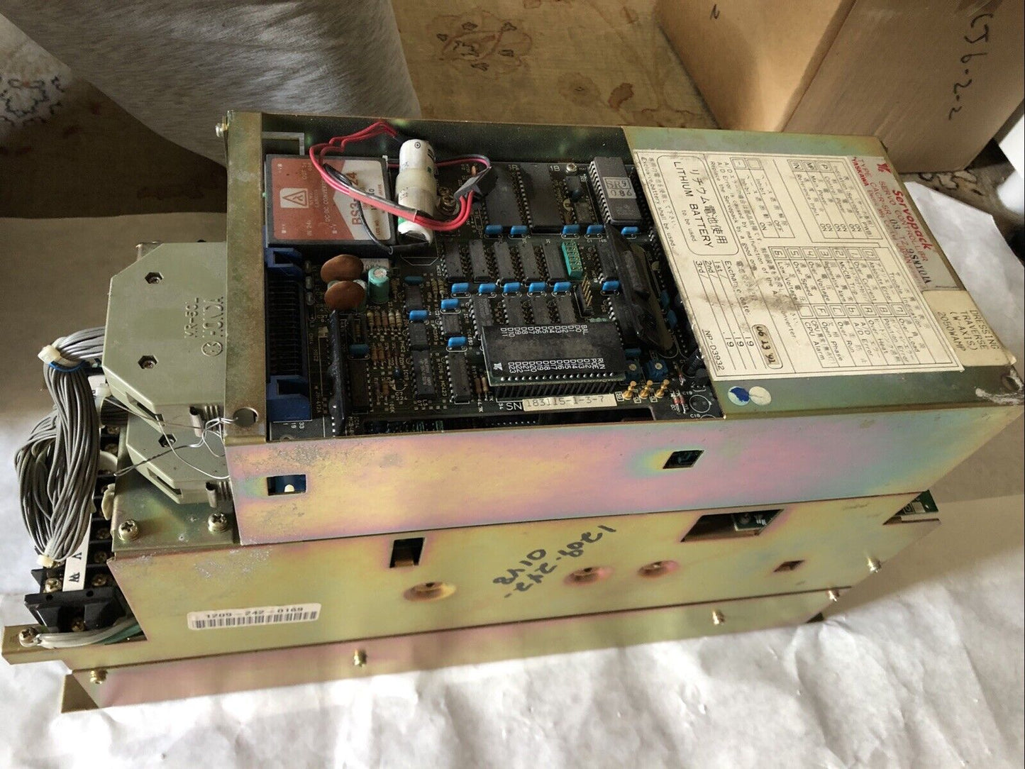 Yaskawa Cacr-Sr03tz0smy01a,Cacr-Sr-03 Tz9smy01a Servopack Servo Drive,Eo