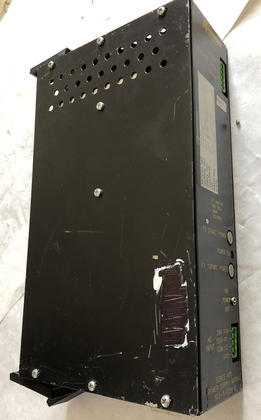 Robotron S-400,473-00372,503-3-0324-0 Power Supply 120Vac 24Vdc 503-3-0324-02,Bz