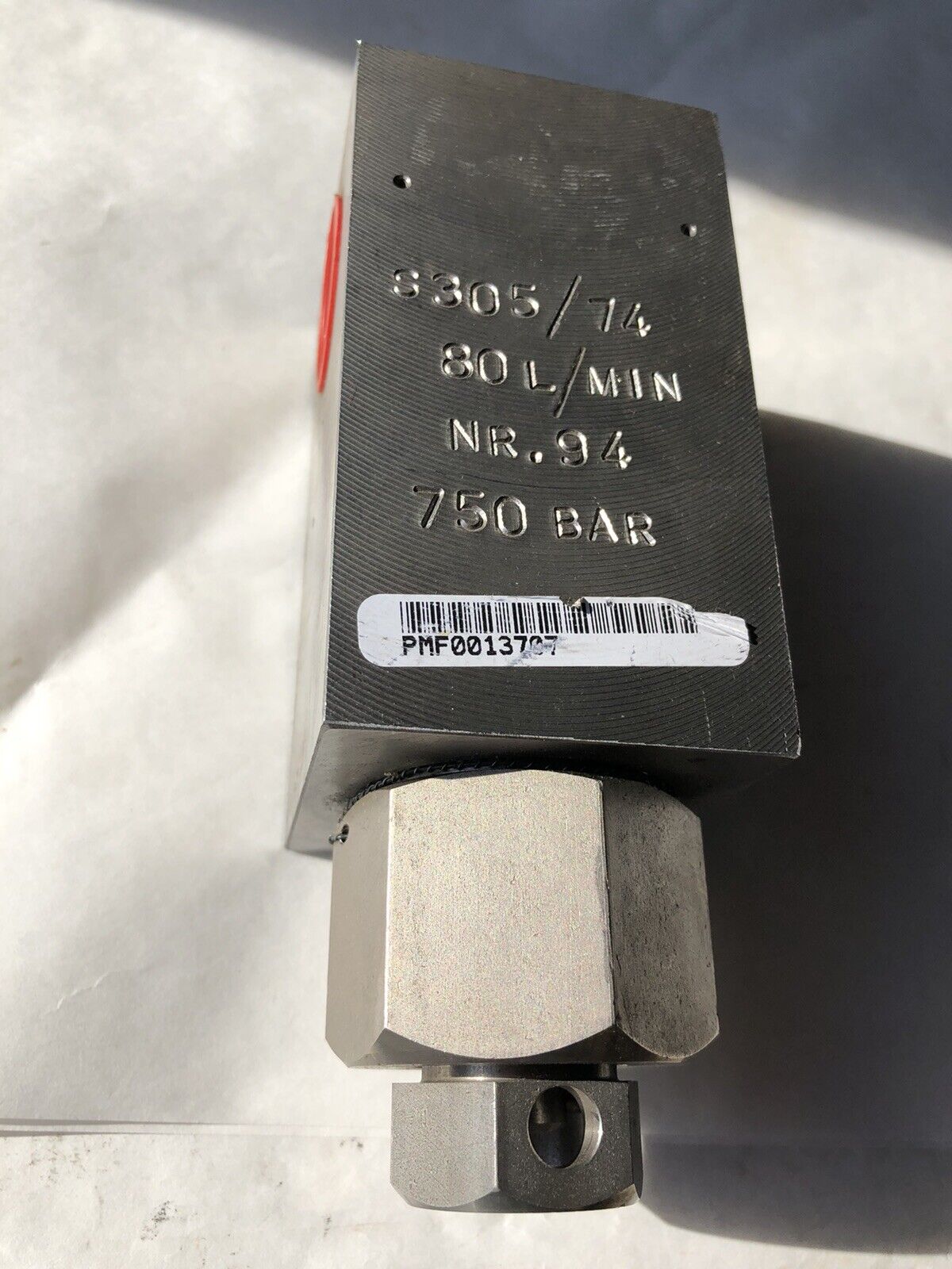 New Hauhinco S 305/74,S305/74 Hydraulic Solenoid Valve,750-Bar,3/4" Npt,94,97,Fl