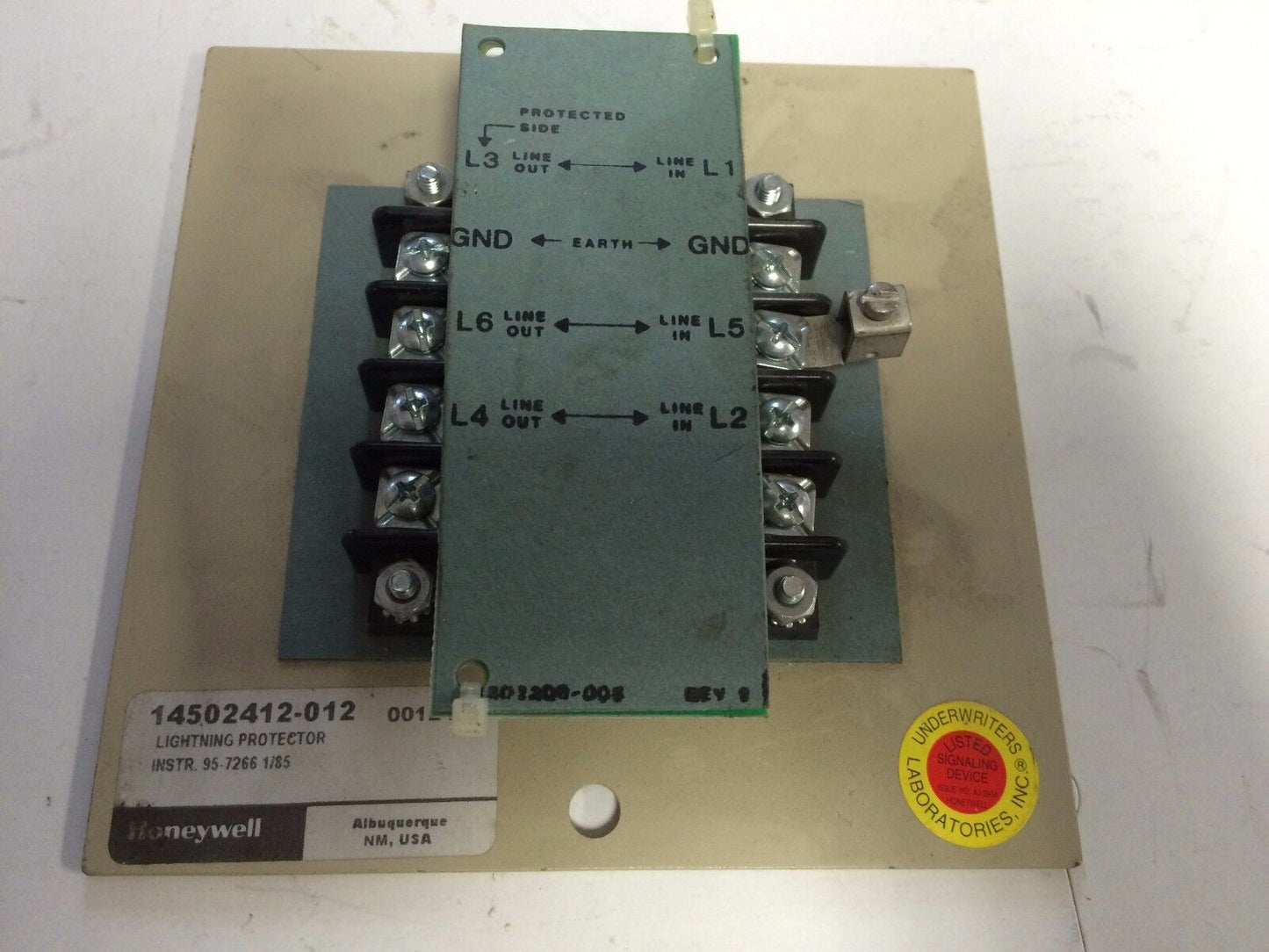 New Honeywell 14502412-012 Lightning Protector,Honeywell 14502412,An