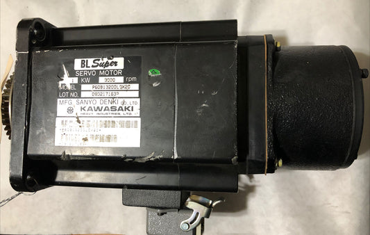 Kawasaki P60b13200l0x20 Bl Super Servo Motor,P60b13200l0x2c Sanyo Denki,Dj