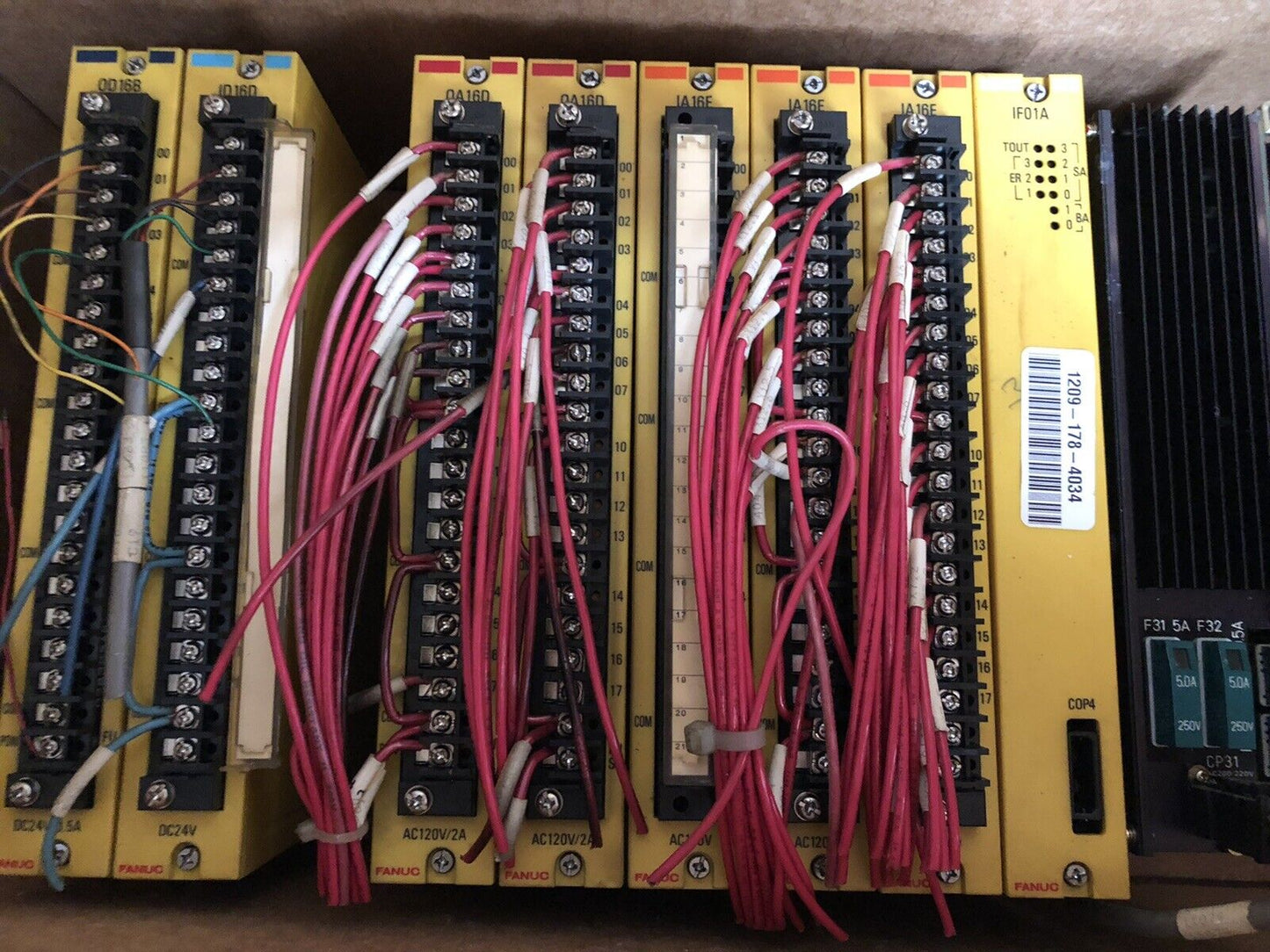 Fanuc A16b-1310-0010-01,Ia16e,Ob16b,If01a,Oa16d,A03b-0801-C101,A03b-0801-C129,Dd