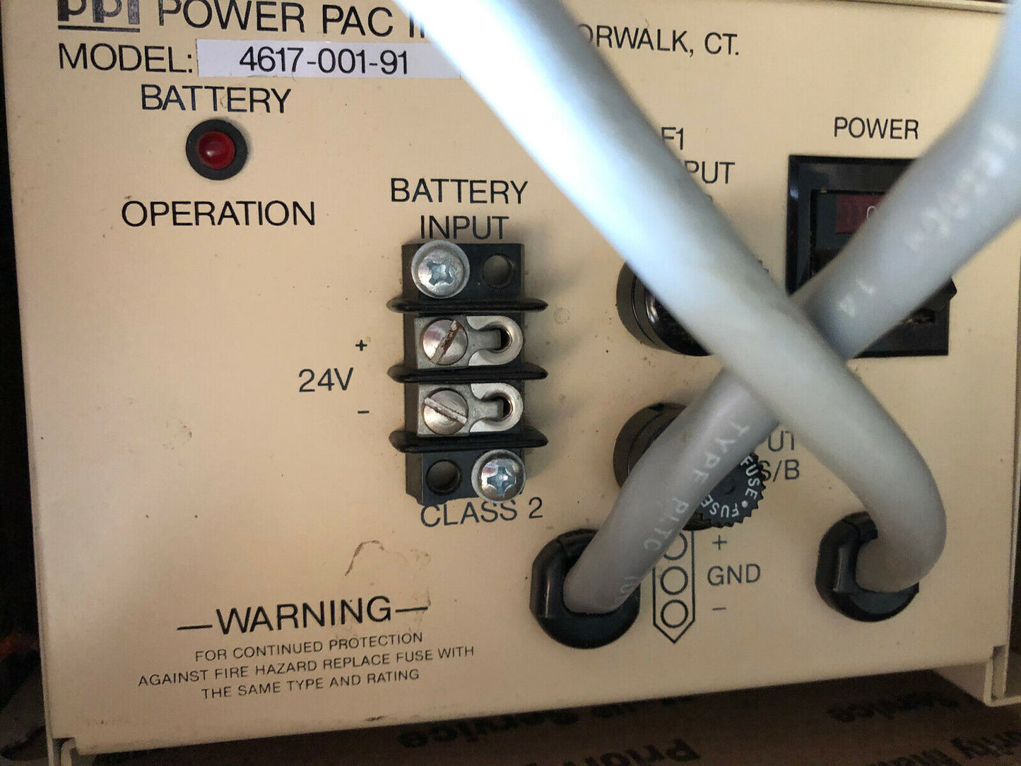 Power Pac  4617-001-91 Power Supply 24Vdc 6.5Amp Output,Walker Ps10a-Bb ,Ck