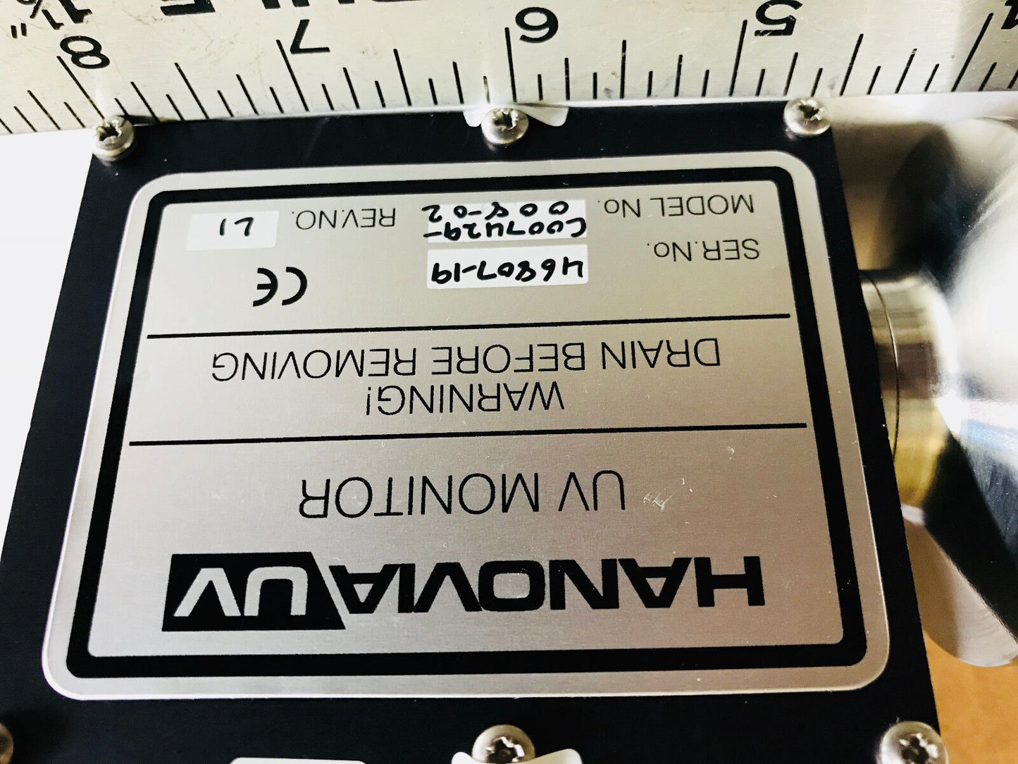 New Hanovia C007429-008-02,Uv Coo7429-008-02 Precision,Calibrated Uv Monitor,Su