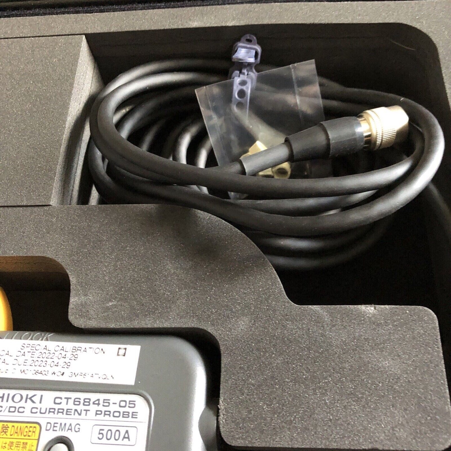 New Hioki Ct6845-05 Ac/Dc Current Probe, Hioki Ct684505,500A,Cf