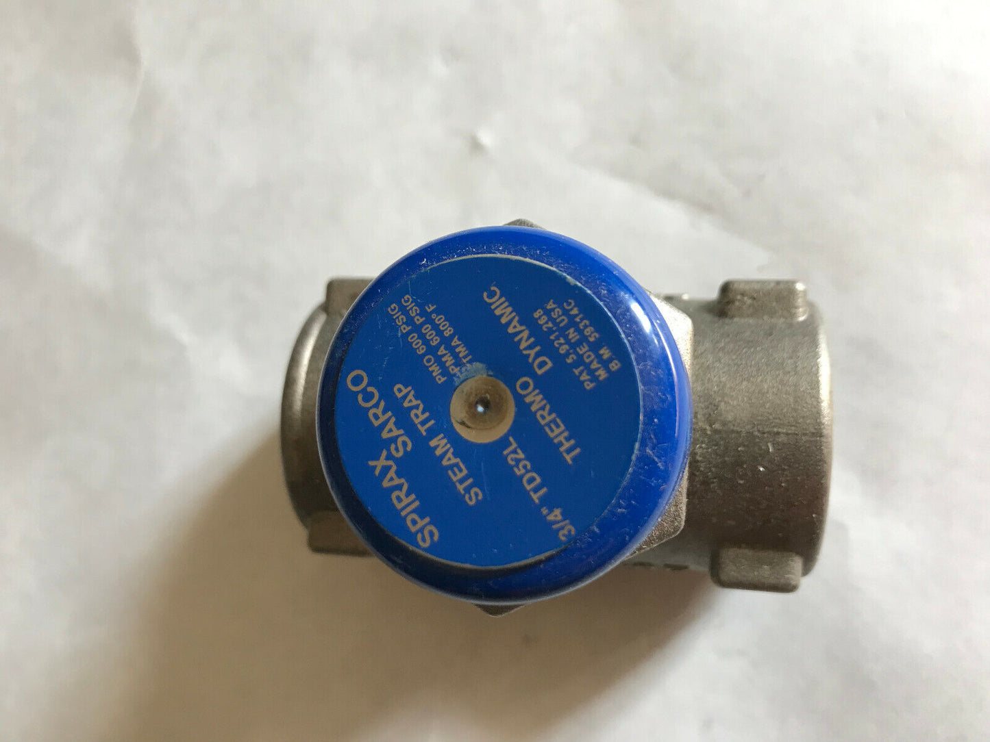 New 3/4" Spirax Sarco Td52l,B.M.39314C Thermo Dynamic Steam Trap Cool Blue,En,Tg
