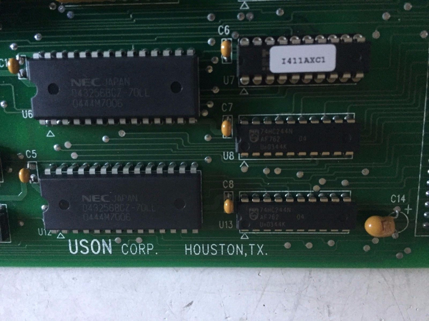 Uson 411-X300 Printer,Uson Print Rs232 Rev.C Circuit Board,Ad,Bv