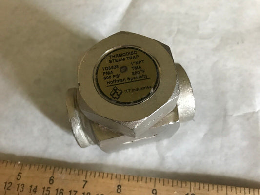 Itt Td6528,Hoffman Td6528 Specialty 1 Npt Thermodisc Steam Trap,Pma 600Psi,Bt