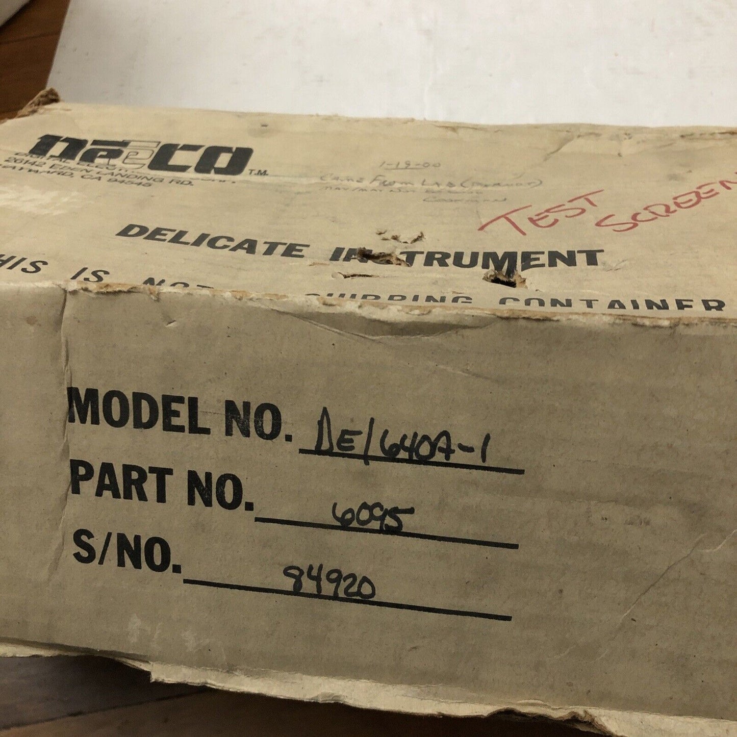 Deco De/640A,7041 Rev C,De/640 A Lcd Display Panel,Encoded Programs Pcb 7041,Cr