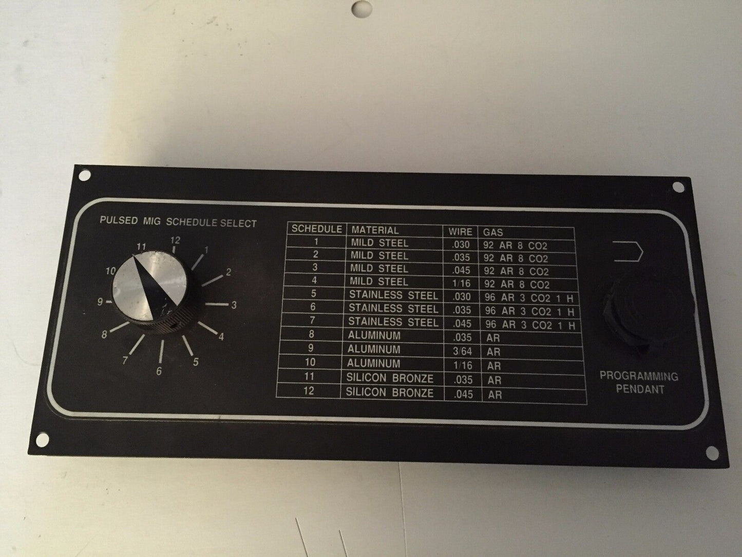 Mig Welding 202723-1214 Pulsed 204139,Ecd-4 3893 Operator Interface Panel,Sj