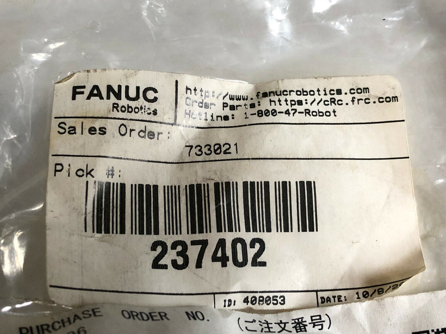 New Fanuc A660-8015-T857 =60,K238 J123 Robotic Cable,J1230t,J30tk238,J20tk238,Cl