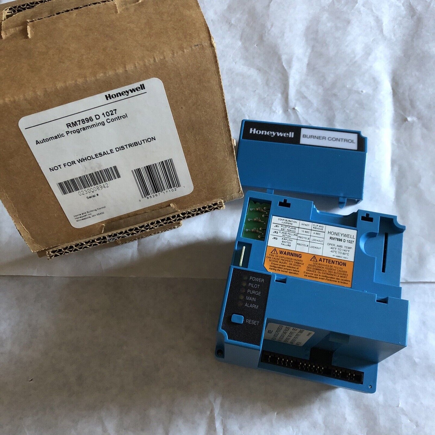 New Honeywell Rm7896 D 1027, Rm7896d1027 Burner Control,Ec