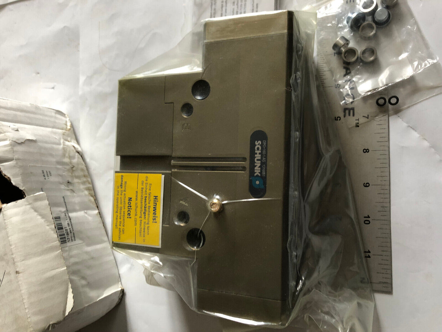 New Schunk Dpg+160-1-As Pneumatic Sealed Universal Gripper. 1316081,Ar