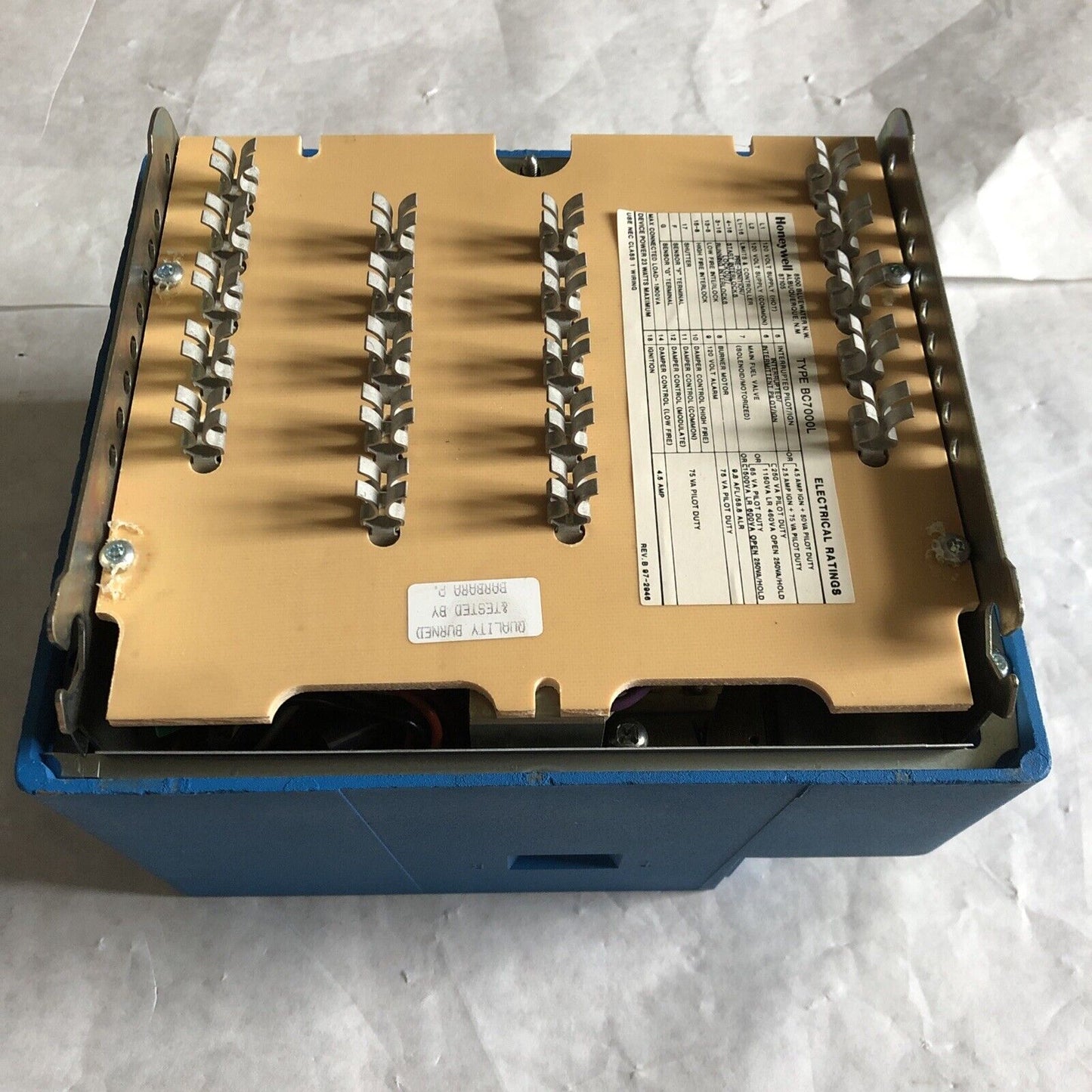 Honeywell Bc7000l 1000 W/R7249a 1003 Microcomputer Burner System,Bc7000l 1000,Bp