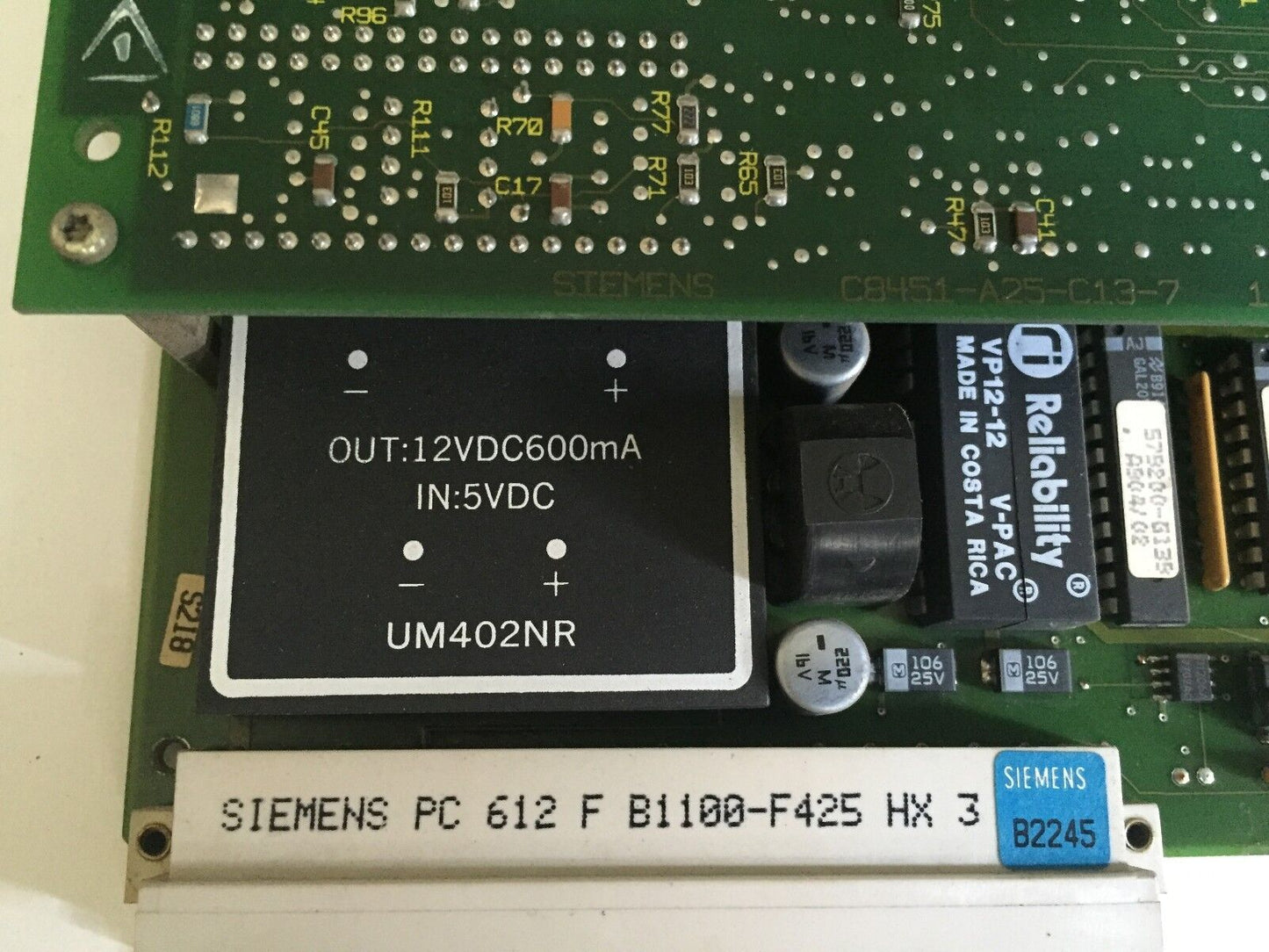 Siemens 6Gk1147-3Ma00,C8451-A25-Bb-6,B1100f425hx Processor Simatic S5,Cu
