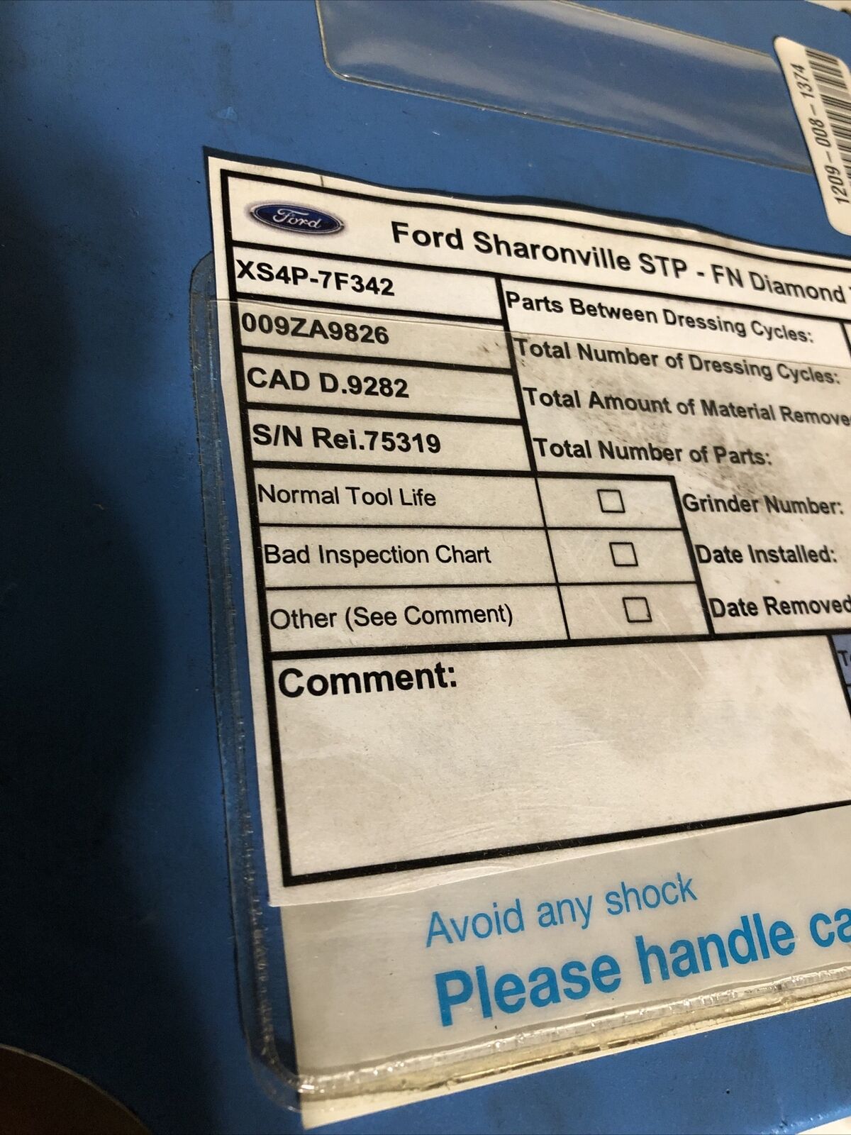 New Koepfer Xs4p-7F342 Diamond Master Dresser Hone,9Za-1721-9827,27Mm Ford,Bq