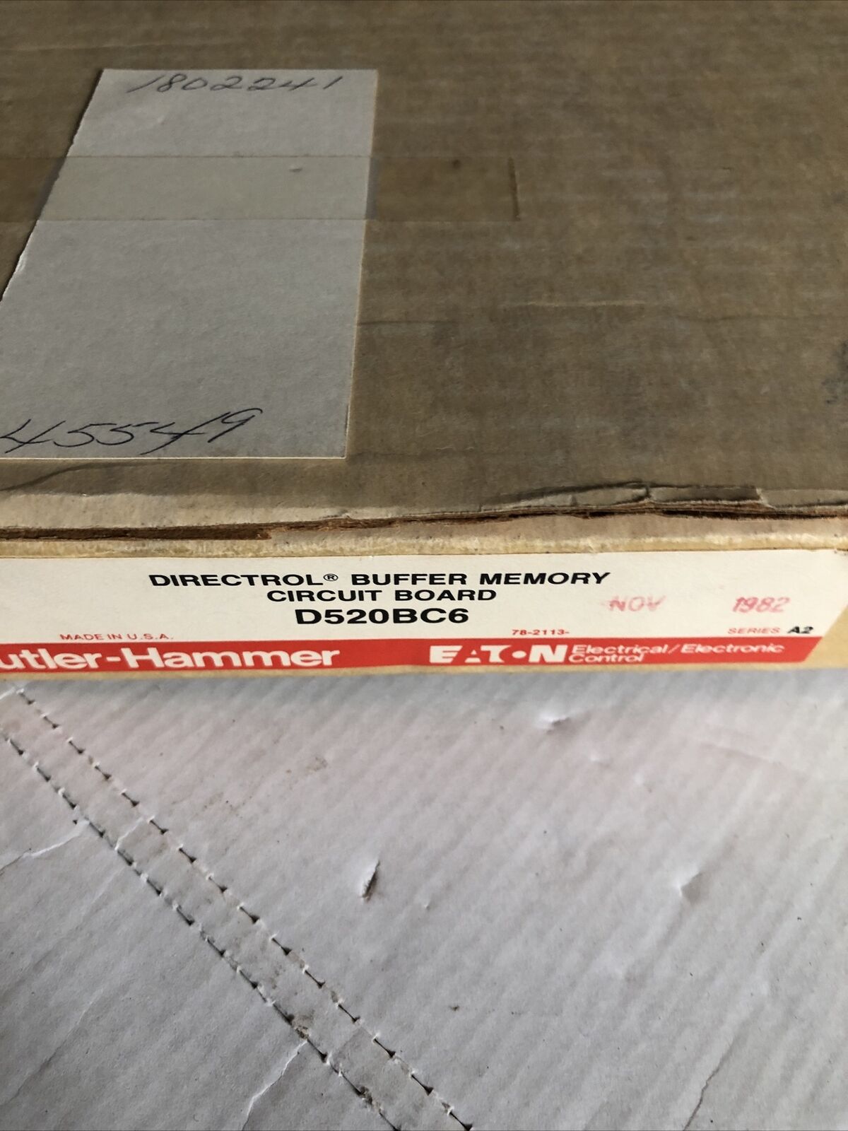 Cutler-Hammer D520bc6 Eaton Memory Board,Eaton D520bc6,Fb