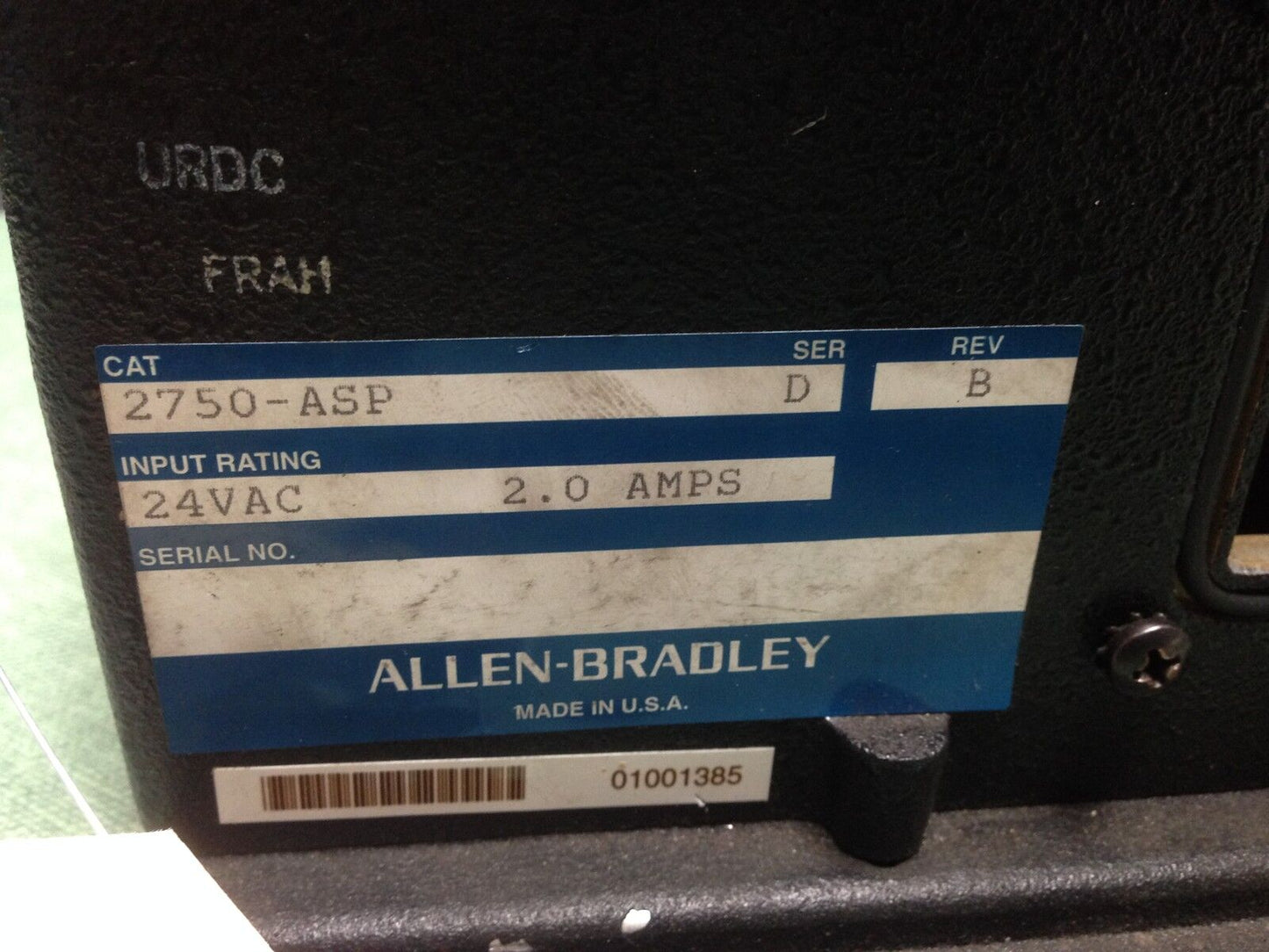 Allen Bradley 2750-Asp Ser D 2.0 A Long Rang Intelligent Antenna, 24Vac,Hf