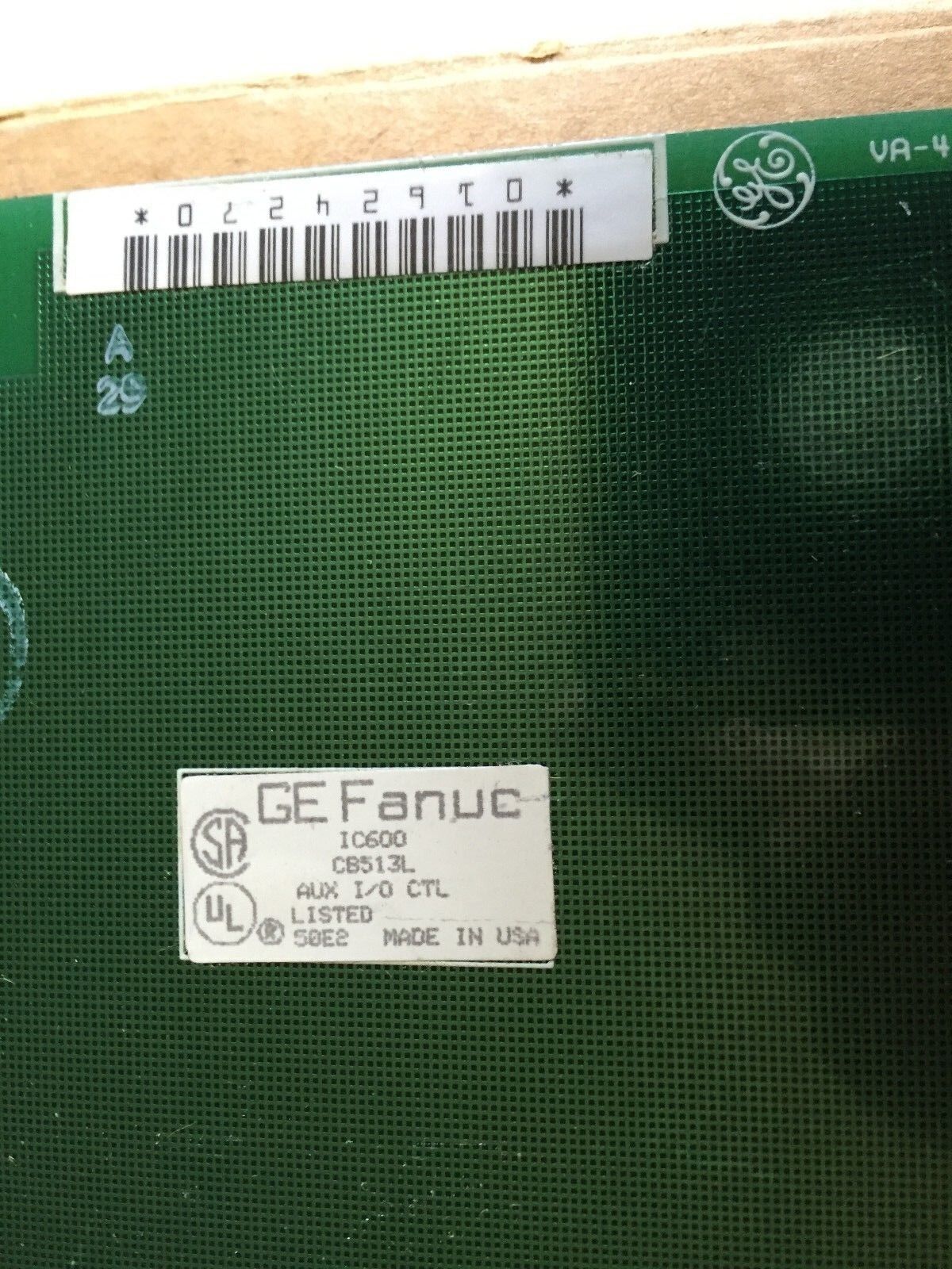 New Ge Fanuc Ic600cb513l Fanuc Aux I/O Ctl,44A724806-001Roo/1,  Ic600cb513,Ey
