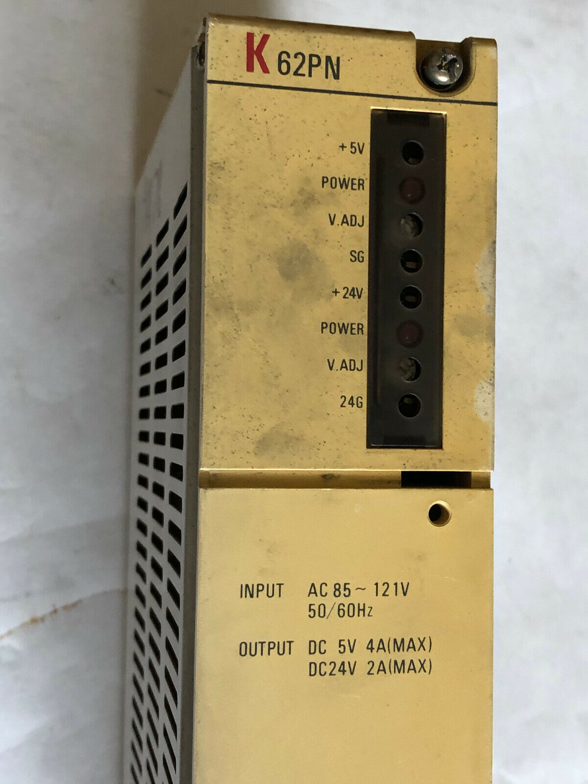 Mitsubishi K62pn,Melsec-K,Sequence Controller, Power Supply Module,Cw