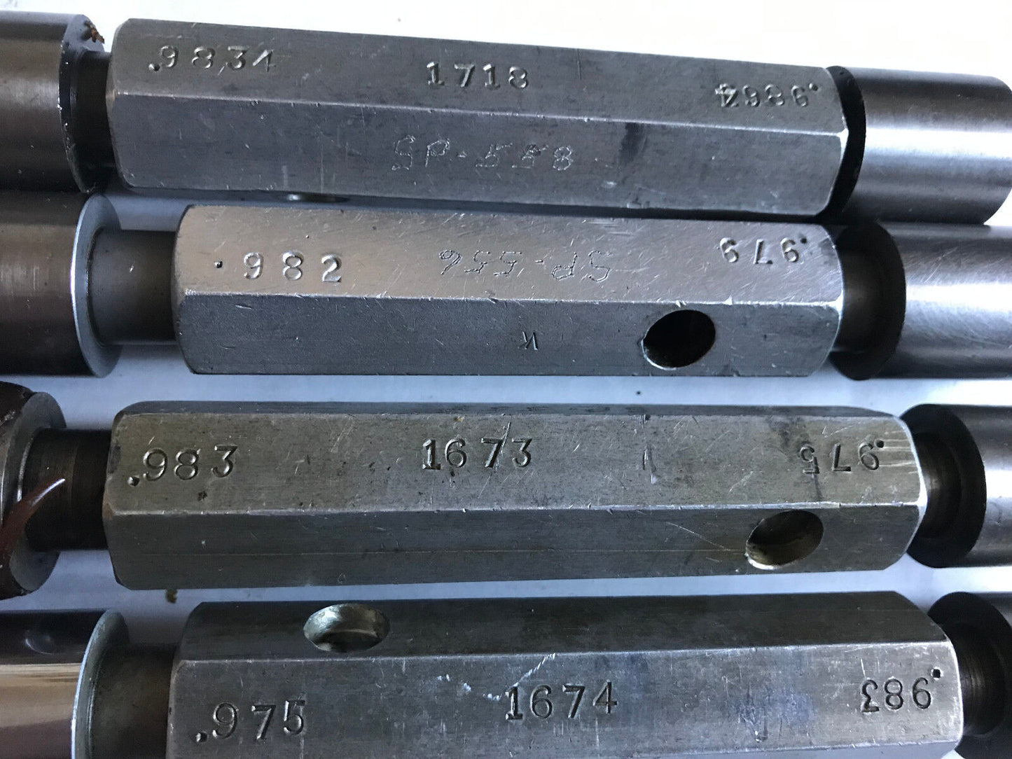 Lot The Pipe Machinery Go No Go Plug Gage .9834,.9864,.982,.979,.983,.975,Sa