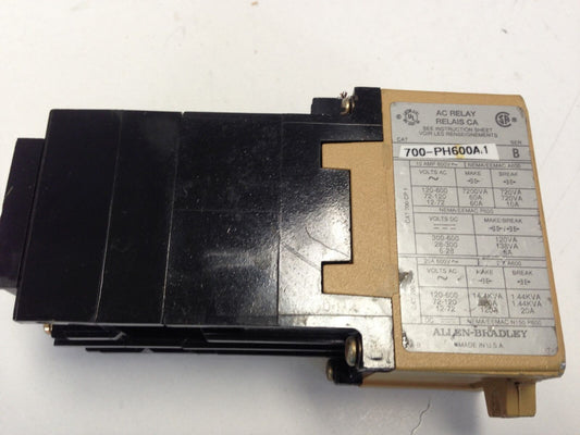 Allen Bradley 700-Ph600a1,700-Ph600a 1,115-120V,Bul 700 Type Pk,700-Ph600a1,,Fe