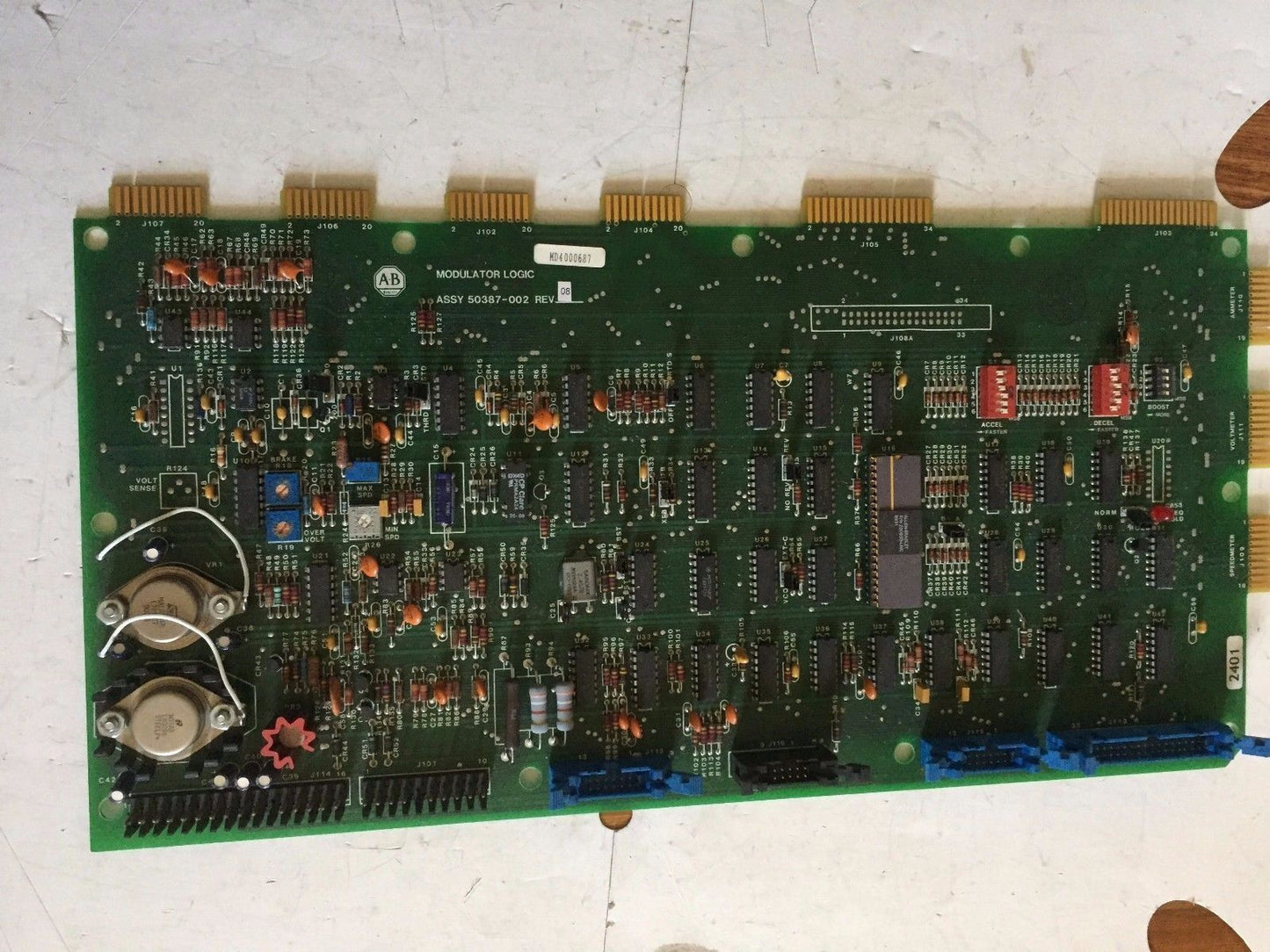 Allen-Bradley 50387-002 Rev08, Allen-Bradley 50387-002 02 Modulator Logic,Ae,Az