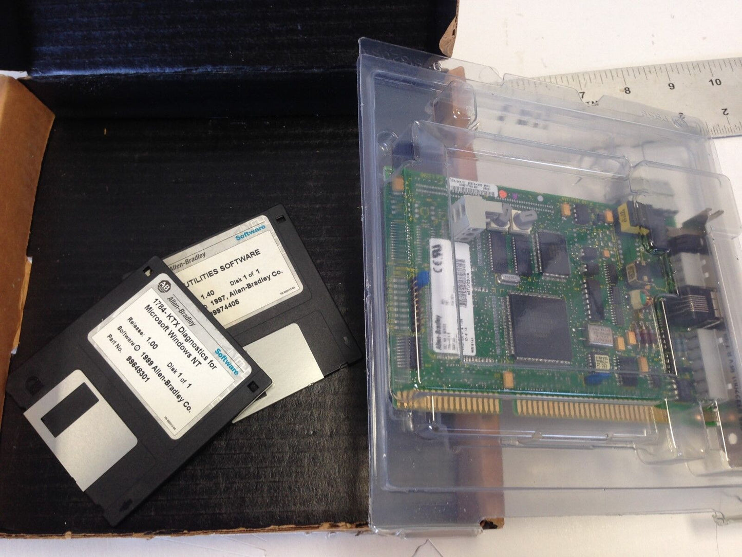 Allen-Bradley 1784-Ktx B Communication Interface Card Isa Dh  Dh485 Rio,De