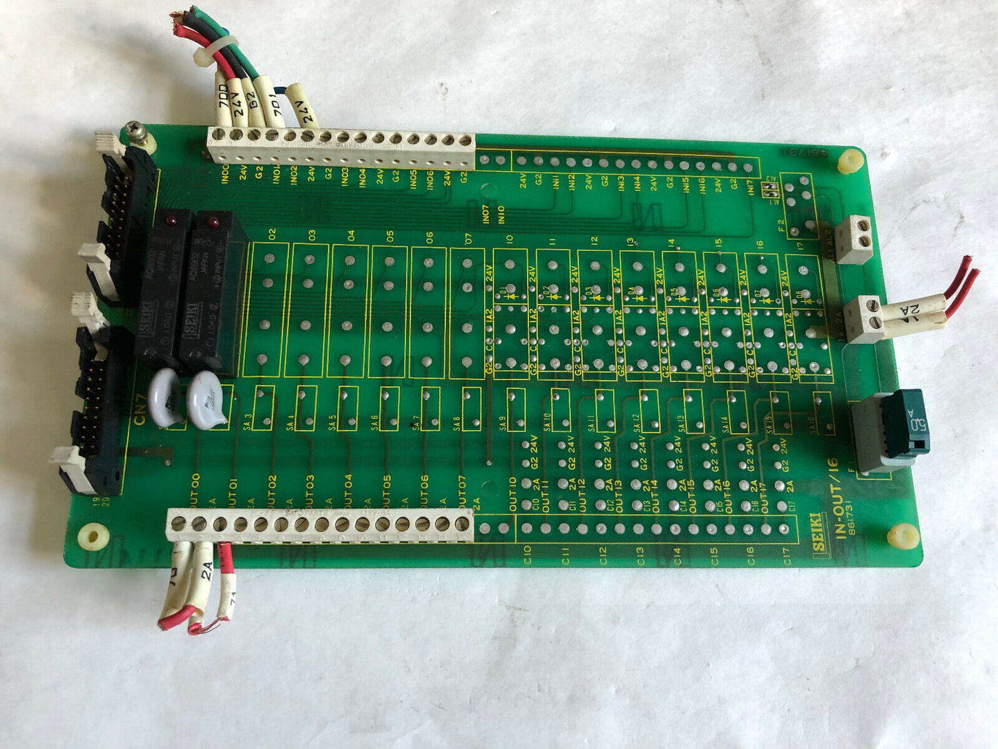 Seiki Vmc Pcb Card, Seiki 861731  In-Out/16,Sm