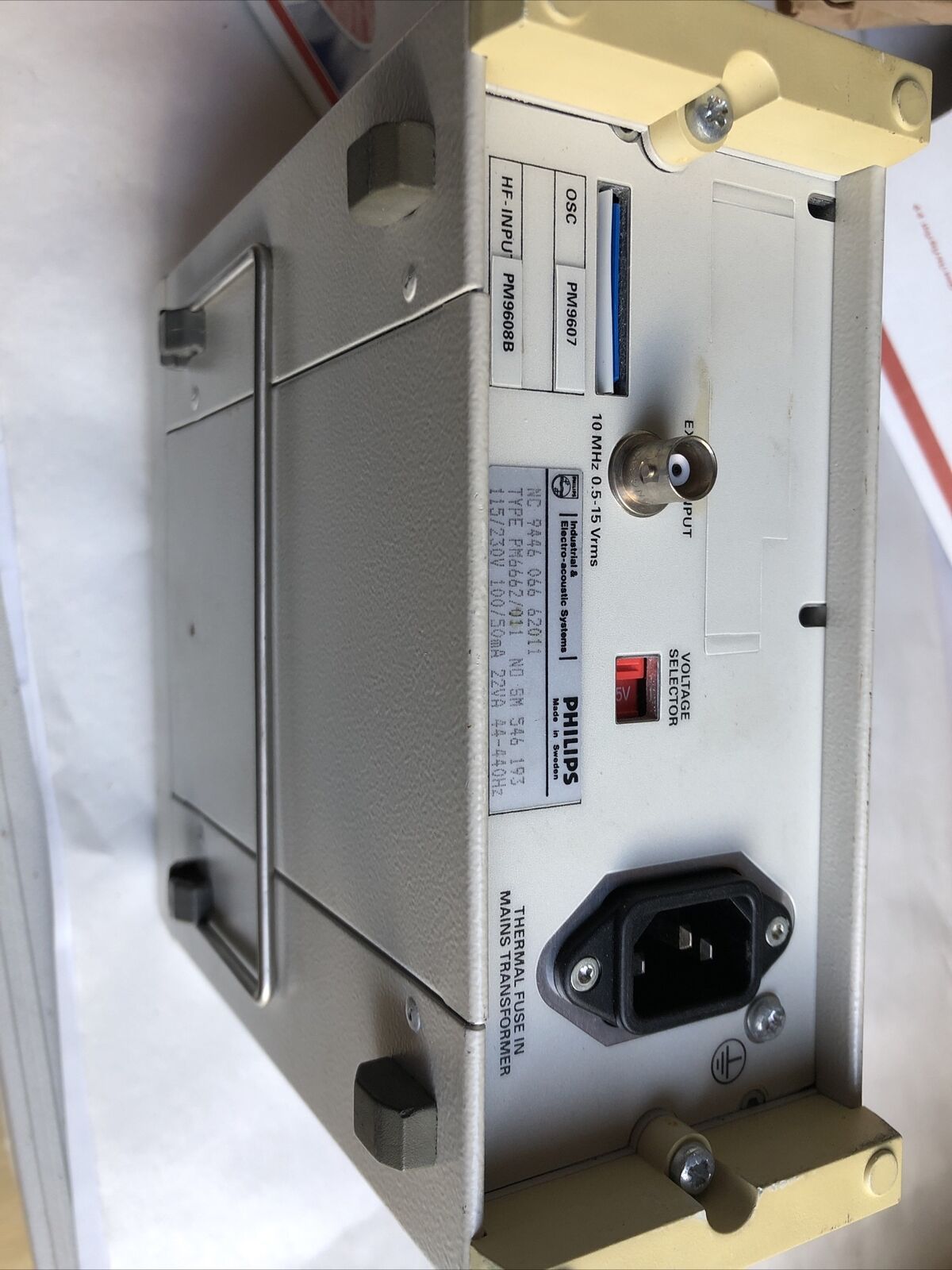 Philips Pm6662/011,Pm6662 Frequency Counter,120 Mhz/1.3 Ghz,Nc 9446 066 62011,Fe