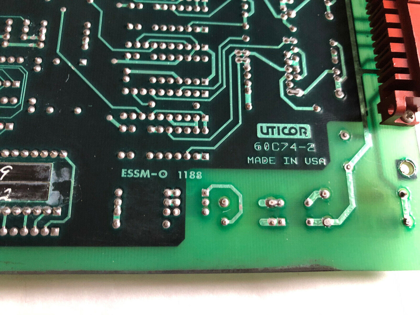 Uticor Technology 75E29  Weld Iii Circuit Board  60C74-2  60C74-4,Tn