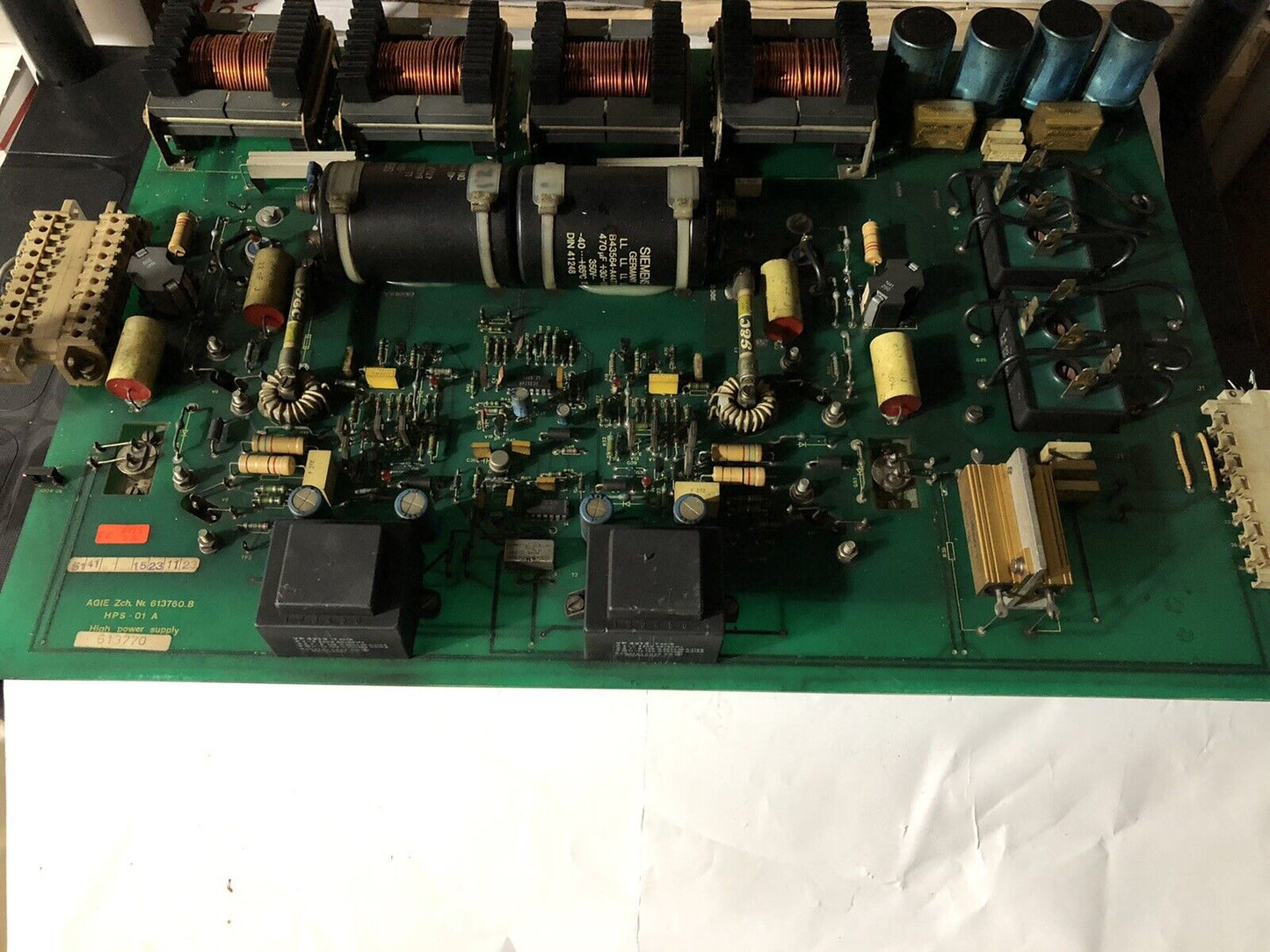 Agie Hps-01 A 613760.8 High Power Supply Pcb 4 Agiepuls Mm Wire Edm Control,To