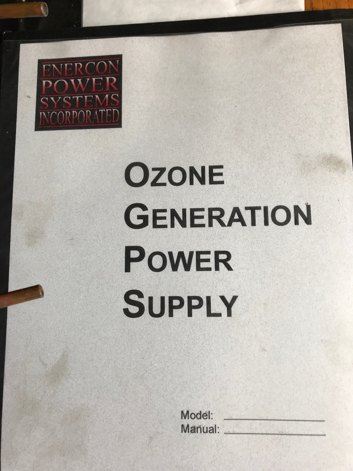 New Enercon Power Epsi-10 Ozone Generator Power Supply,10 Kw, Fd51000-01,Ap