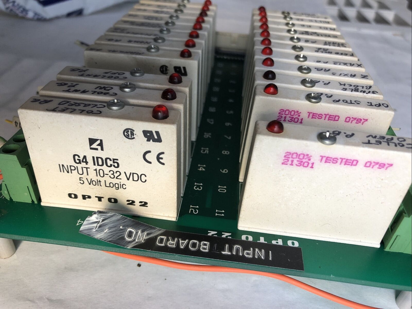 Opto 22 G4pb24, G4 Idc5  Circuit Board,Fe
