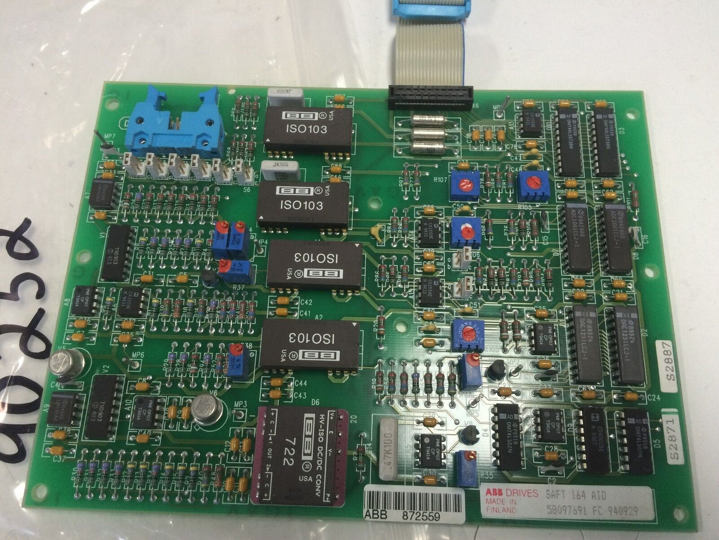 Abb 58097691 Fc 940929 Asea Brown Boveri Saft 164 Aio,Abb 872559 Analog,Sc