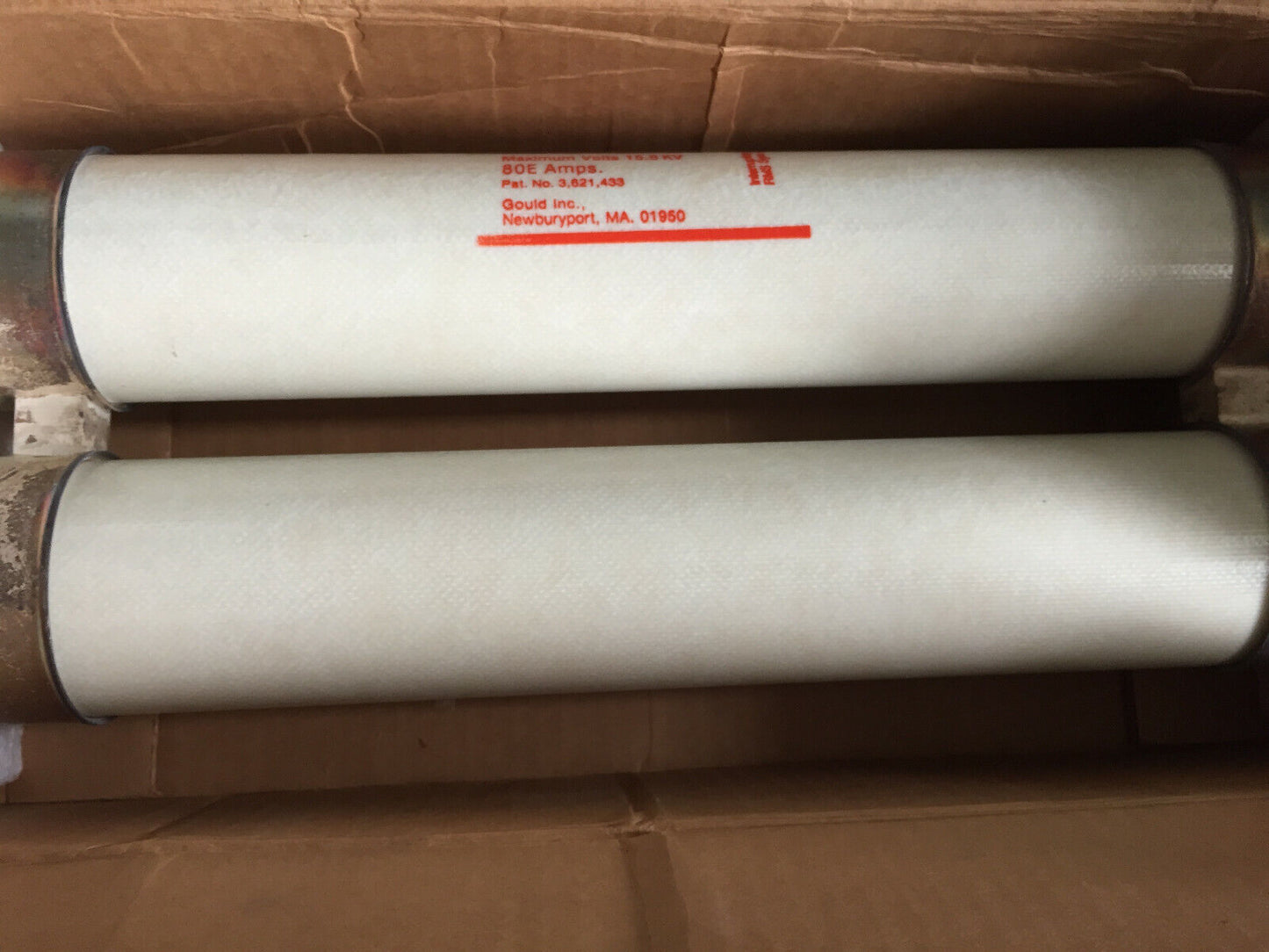 New Gould A1550x80e-1 Limiting Power Fuse,Cs-3, 3,621,433, 80E Amps 15.5Kv,Sl