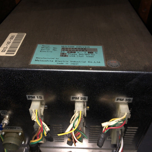 Matsushita P337k034,Panasonic P337k034 Panadac Servo Motor Driver,Ao