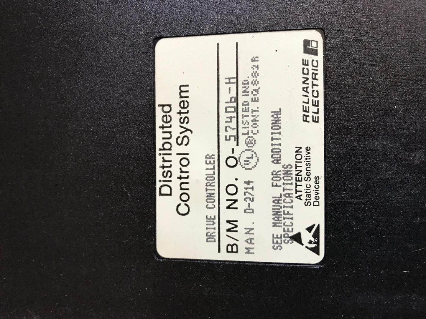 Reliance Electric 57406 O-57406-H Drive 57406-H Distributed Control System,Sb