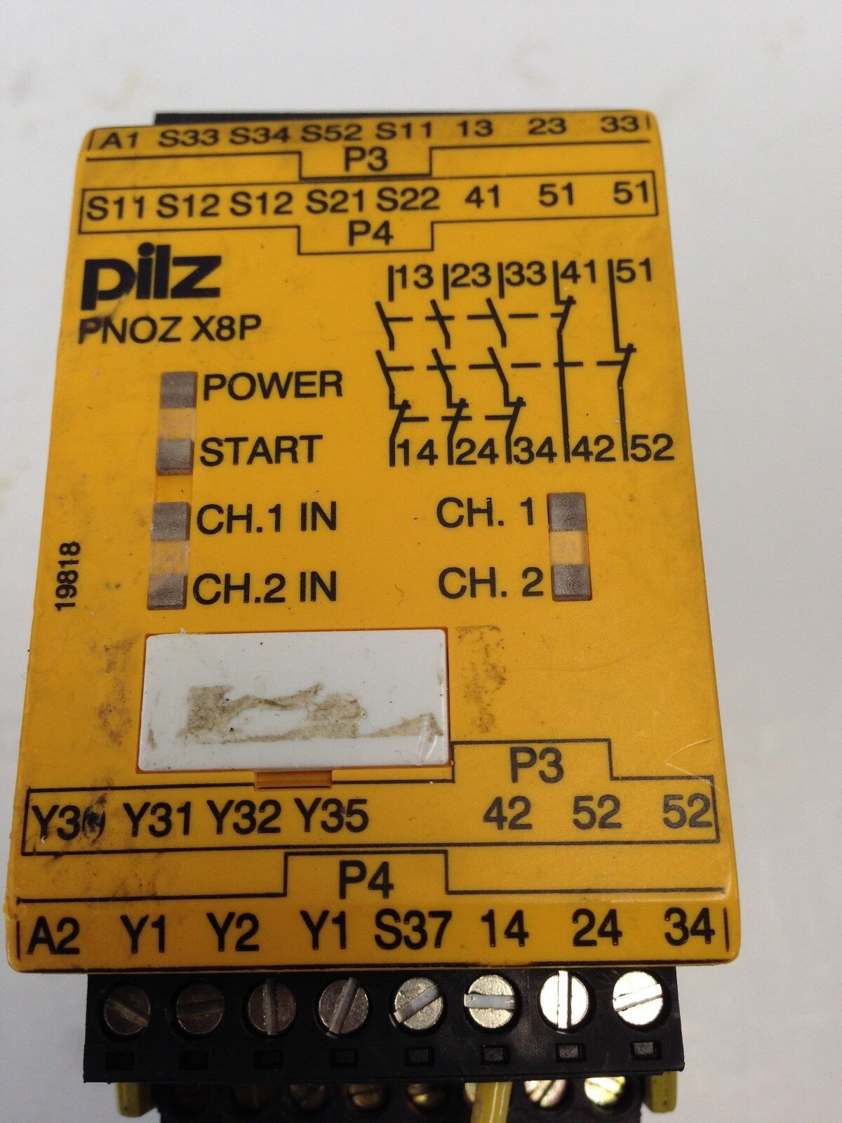 Pilz Pnoz X8p Safety Control Relays,Pilz Pnoz X8p  24 Vdc,Eb