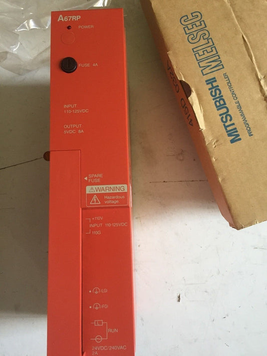 New Mitsubishi A67rp 125Vdc Programmable Controller For Q4ar System,Cy