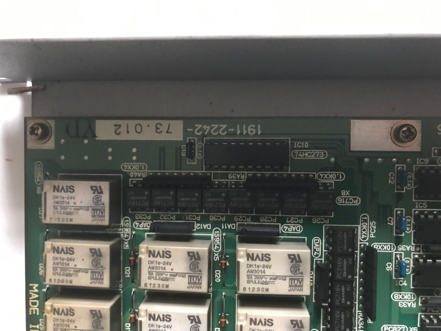 Okuma No.11-P4r2,Okuma 11-P4r2,1911-2242-73 1911-2242-73.012 Control Board,Sc