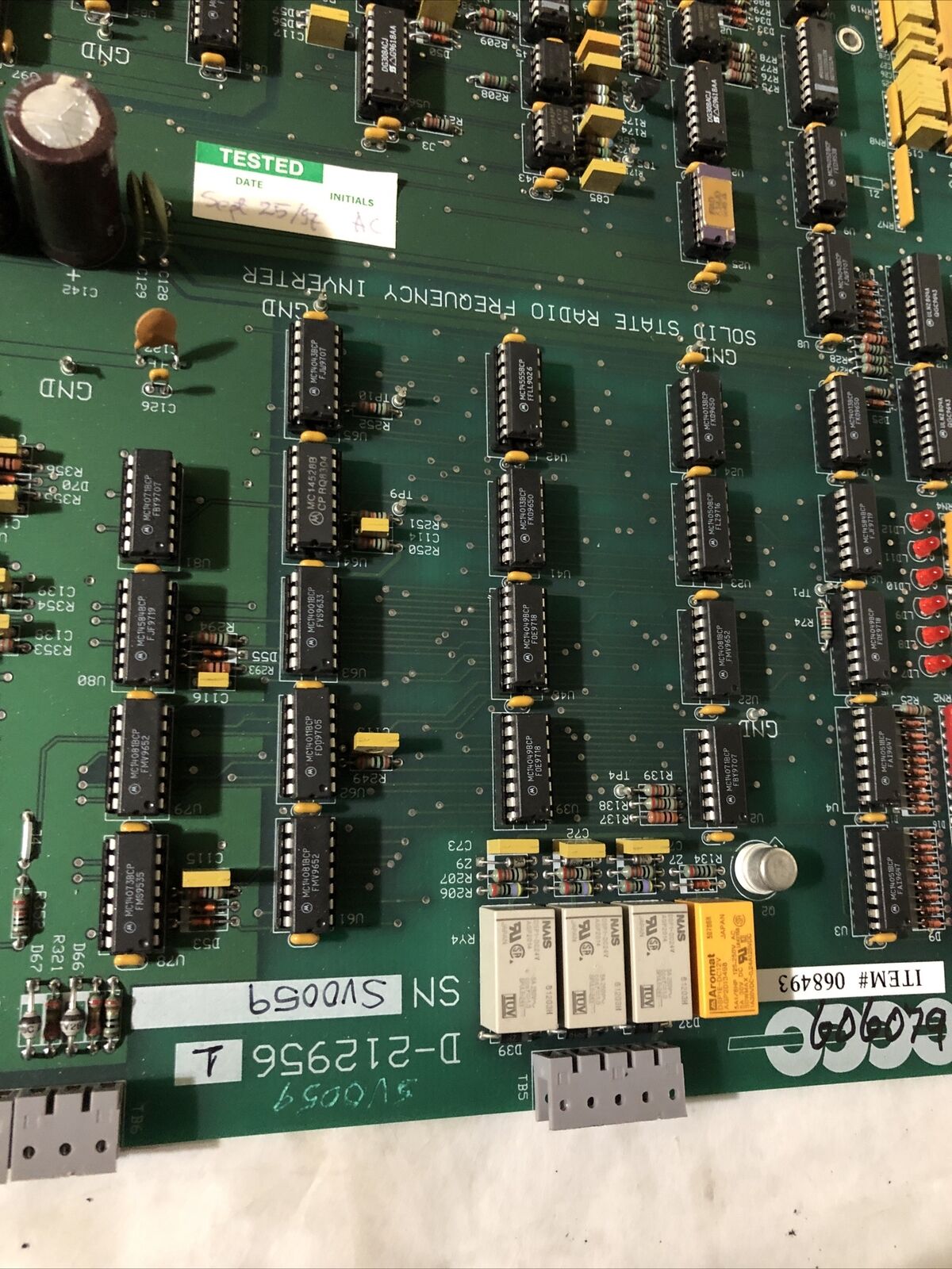Tocco D-212956 Cnc Solid State Radio Frequency Inverter Board Tocco D-2129561,Fi