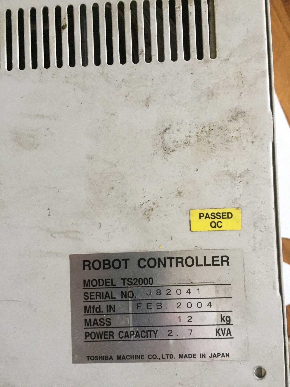 Toshiba Machine Ts2000, Robot Controller Ts2000,(Missed Some Screws) ,Cg