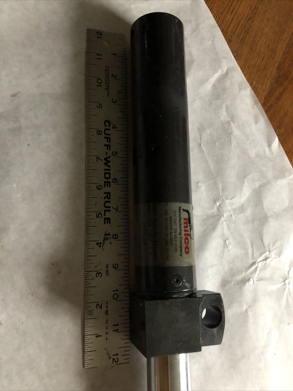 New Milco 432-10375-06 Welding Pneumatic Cylinder,Bi