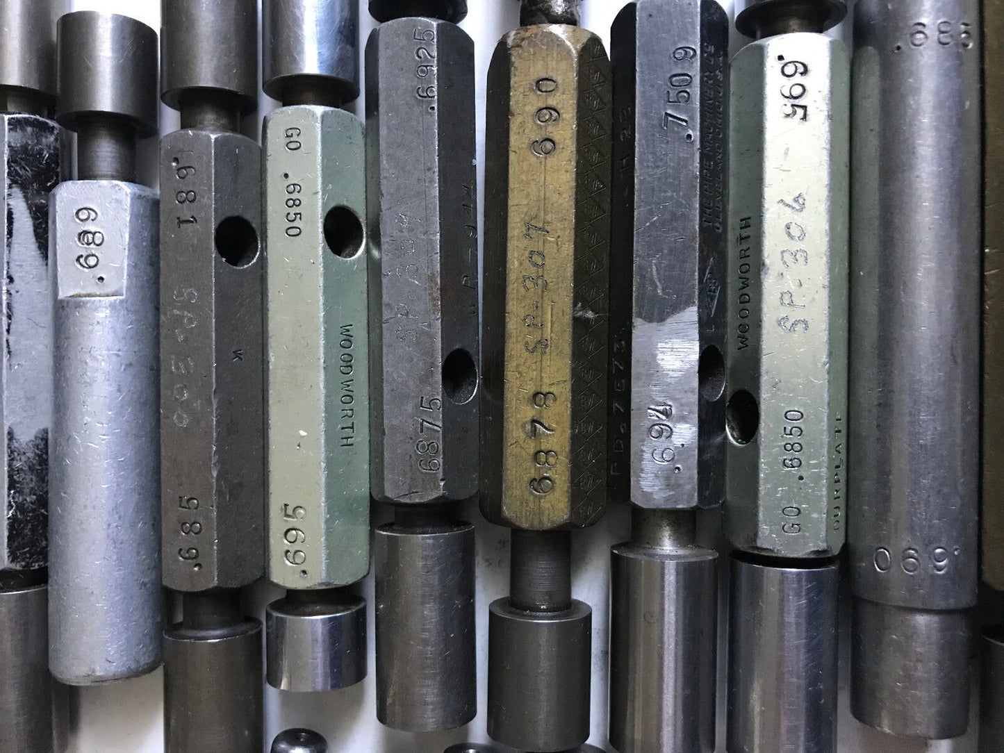 Lot The Pipe Machinery Go No Go Plug Gage,.681 .695,.685,.688,.691,.6850,.695,Et
