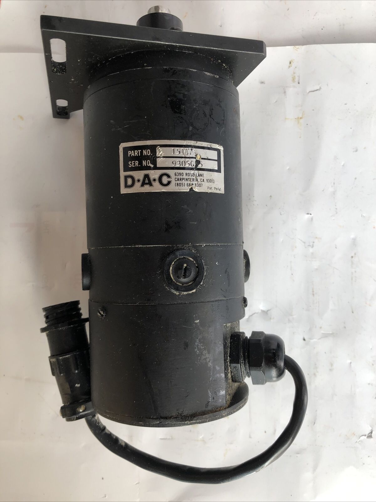 Dac 15137 Servo Motor,Shaft Diameter: 1/2",Shaft Length: 1-1/2",Fl