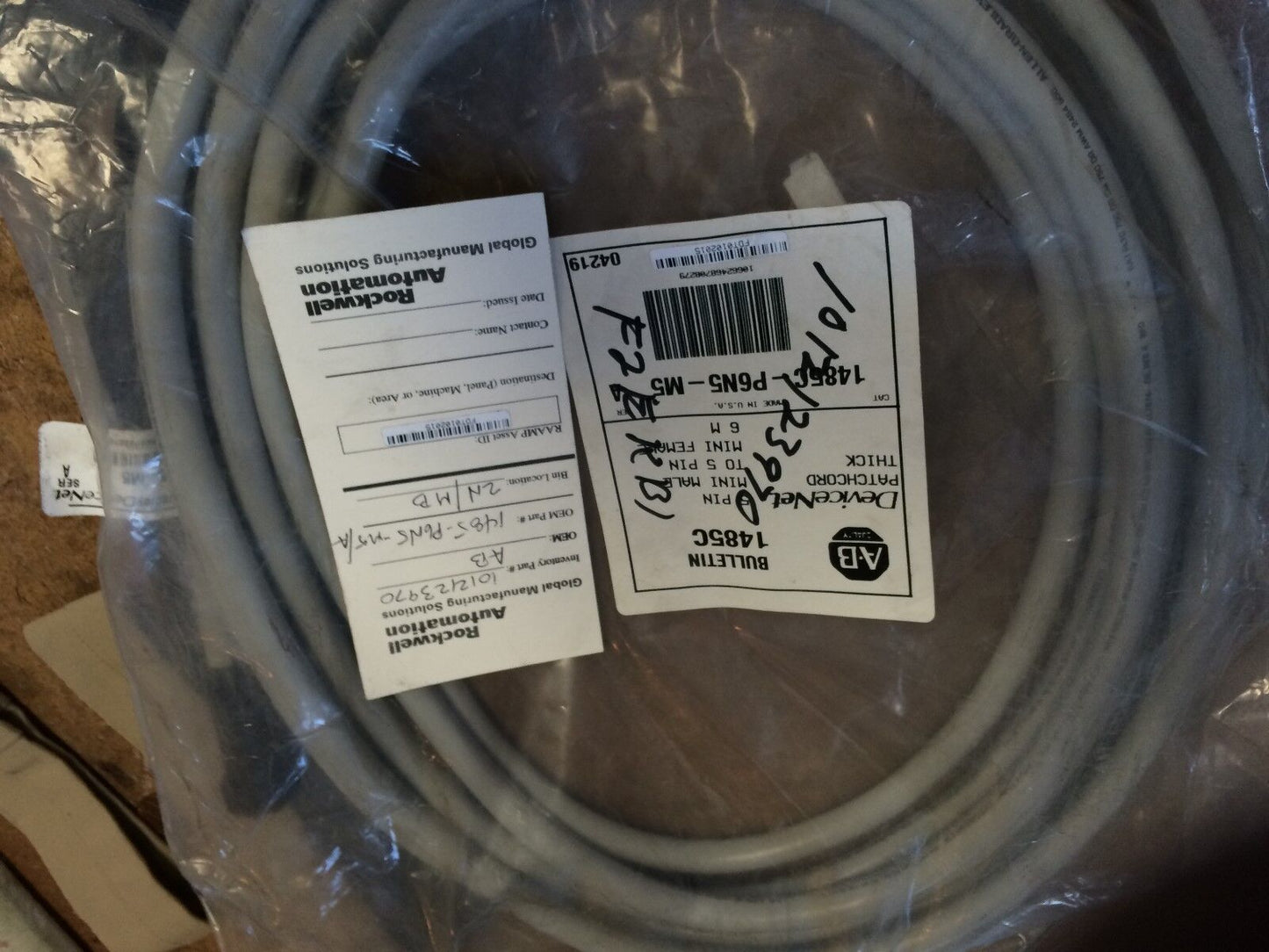 New Allen-Bradley Cable 1485C-P6n5-M5,Df