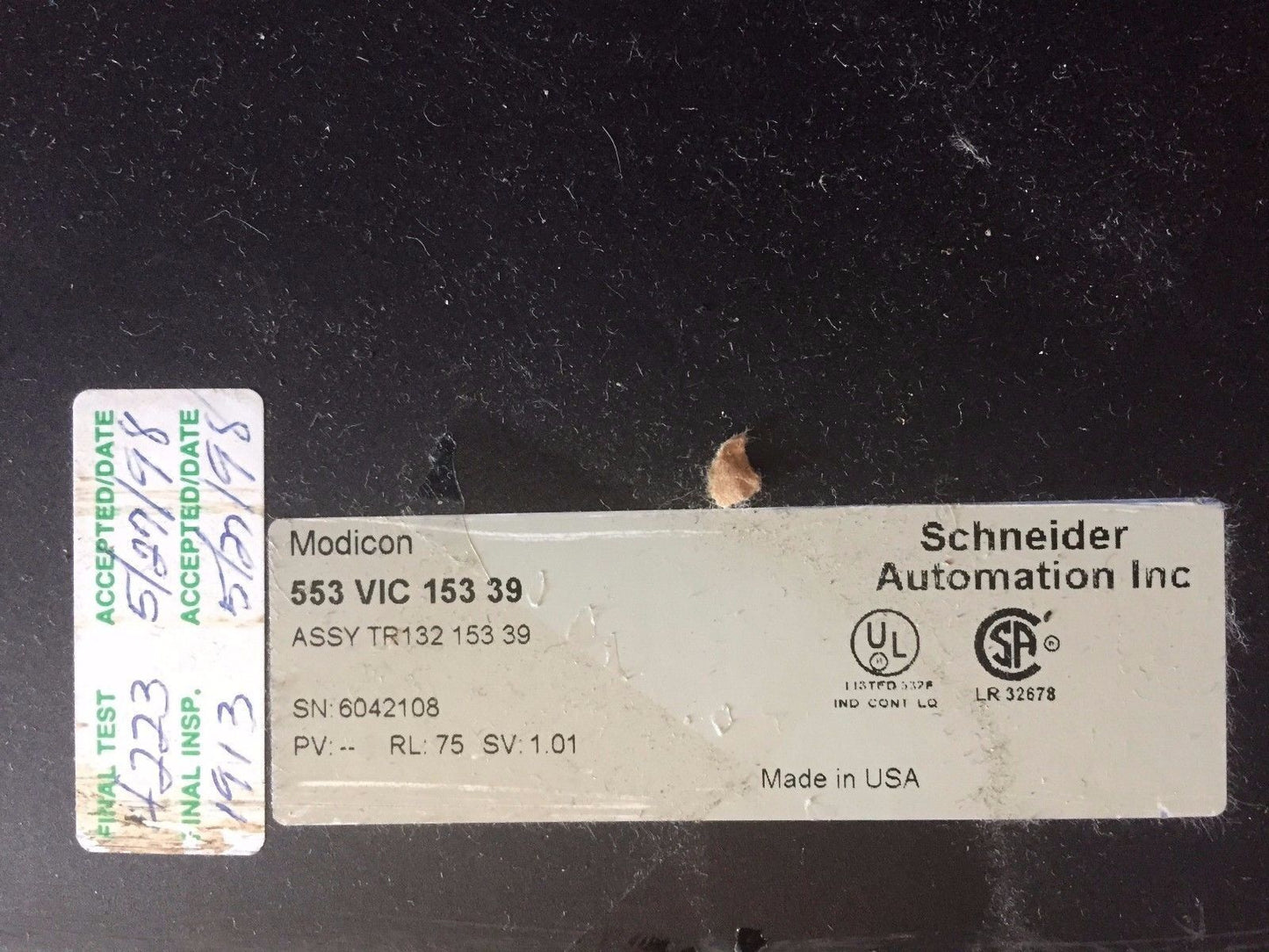 Modicon Tr132 15339,553 Vic 153 39 Industrial Interface Pfis Workstation,Ax